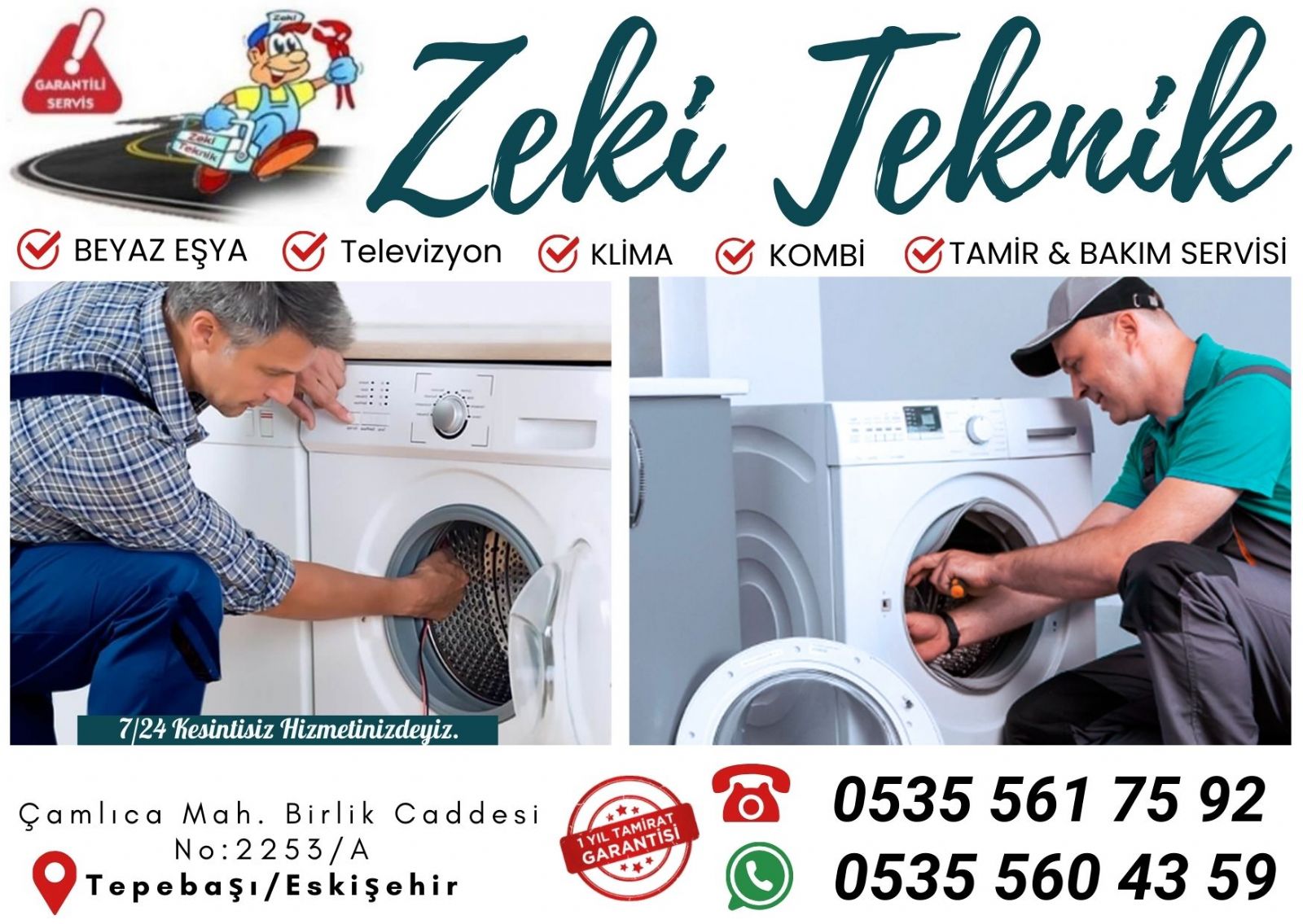 Eskişehir Çamaşır Makinesi Tamiri